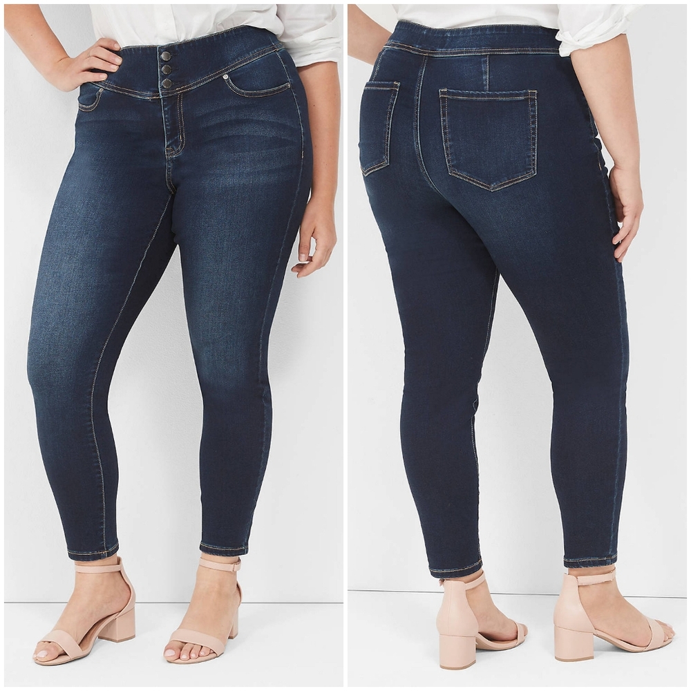 High Rise Denim Jeggings